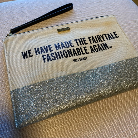 Kate Spade Disney Fairy Tale Canvas Clutch - Picture 2 of 13